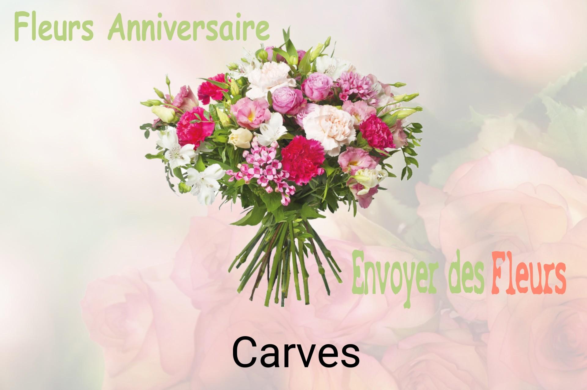Bouquet de fleurs d’anniversaire livré à Carves