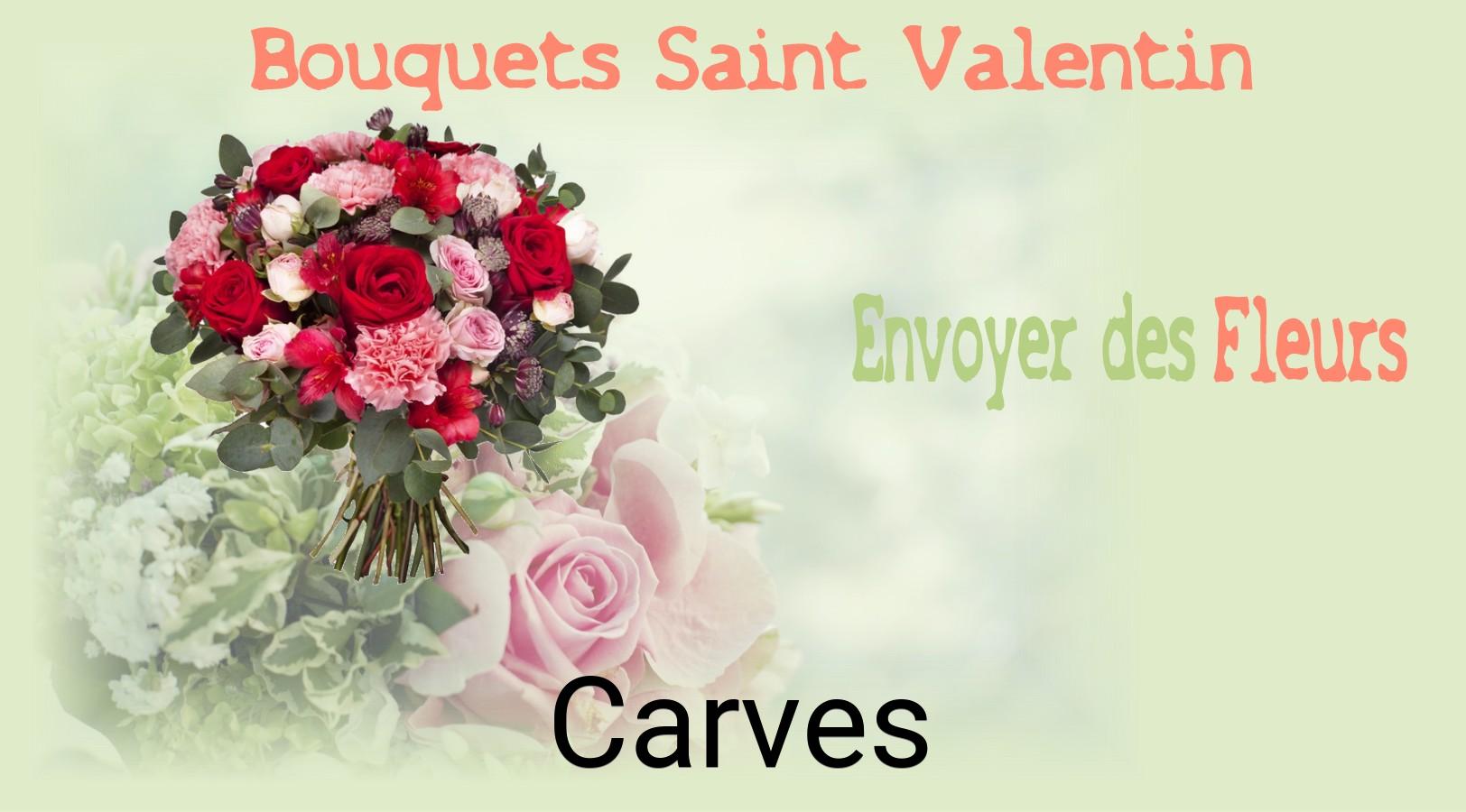 Roses de Saint-Valentin livrées à Carves